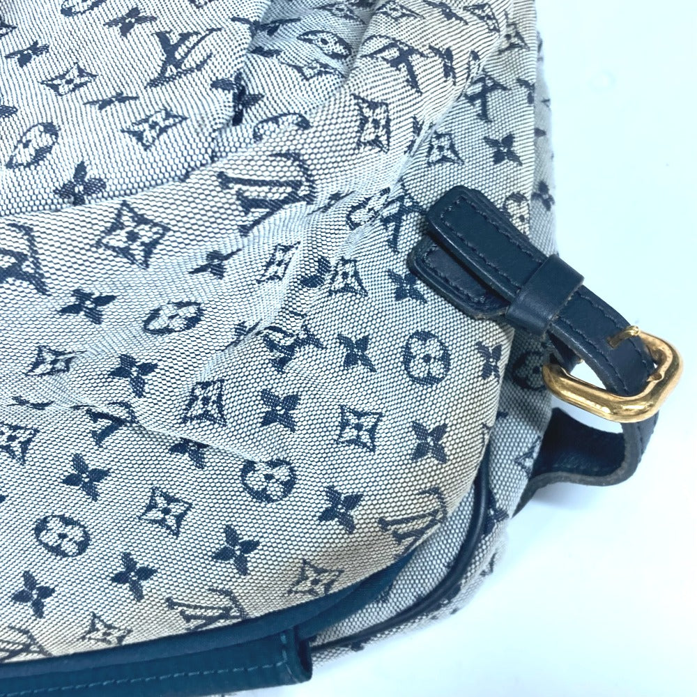 LOUIS VUITTON Shoulder Bag M42350 Monogram mini canvas Navy Monogram mini Sac Maman