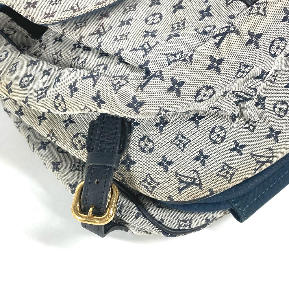 LOUIS VUITTON Shoulder Bag M42350 Monogram mini canvas Navy Monogram mini Sac Maman