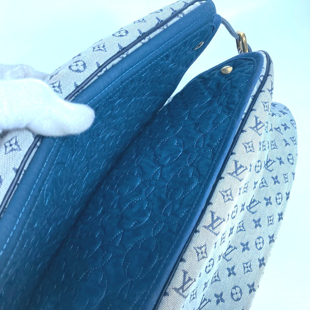 LOUIS VUITTON Shoulder Bag M42350 Monogram mini canvas Navy Monogram mini Sac Maman