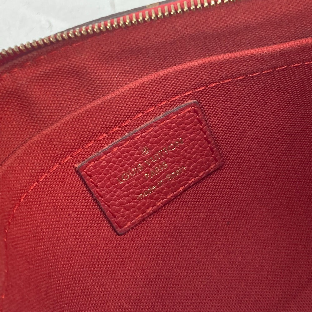 LOUIS VUITTON Shoulder Bag M41638 Monogram canvas Red Monogram Pallas clutch Women Used Authentic