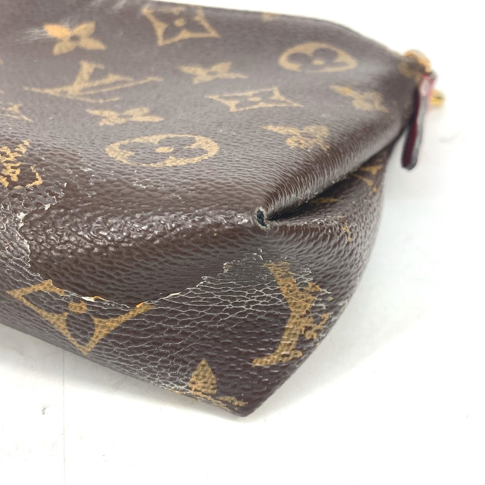 LOUIS VUITTON Shoulder Bag M41638 Monogram canvas Red Monogram Pallas clutch Women Used Authentic