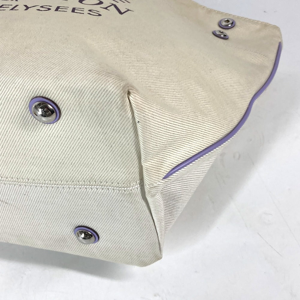 LOUIS VUITTON Shoulder Bag M94500 Leather / canvas purple Summer collection Hippo MM Women Used Authentic