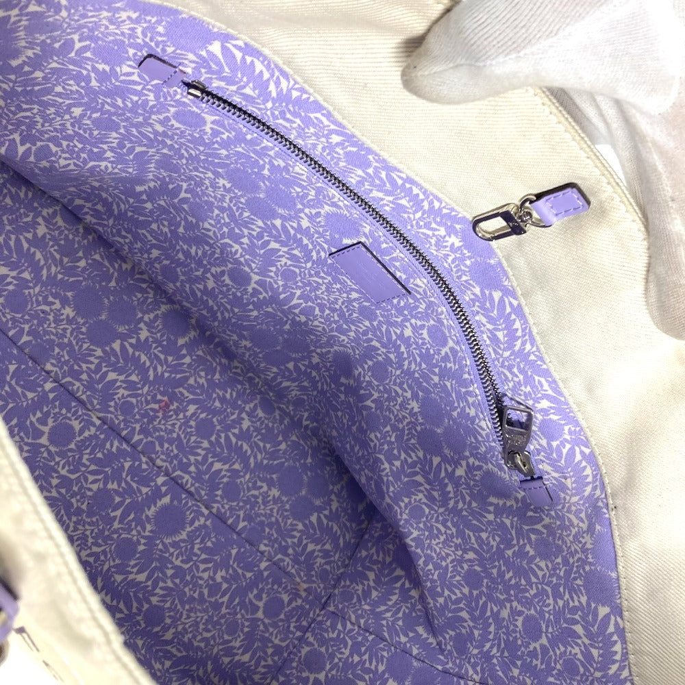 LOUIS VUITTON Shoulder Bag M94500 Leather / canvas purple Summer collection Hippo MM Women Used Authentic