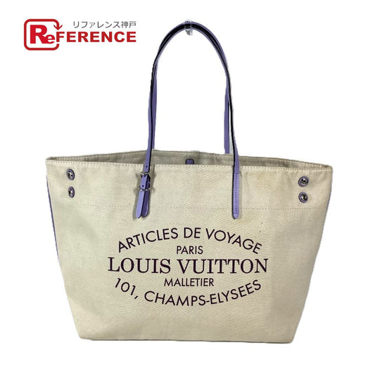 LOUIS VUITTON Shoulder Bag M94500 Leather / canvas purple Summer collection Hippo MM Women Used Authentic