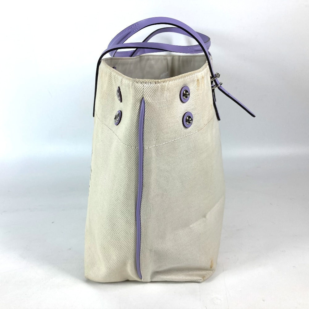 LOUIS VUITTON Shoulder Bag M94500 Leather / canvas purple Summer collection Hippo MM Women Used Authentic
