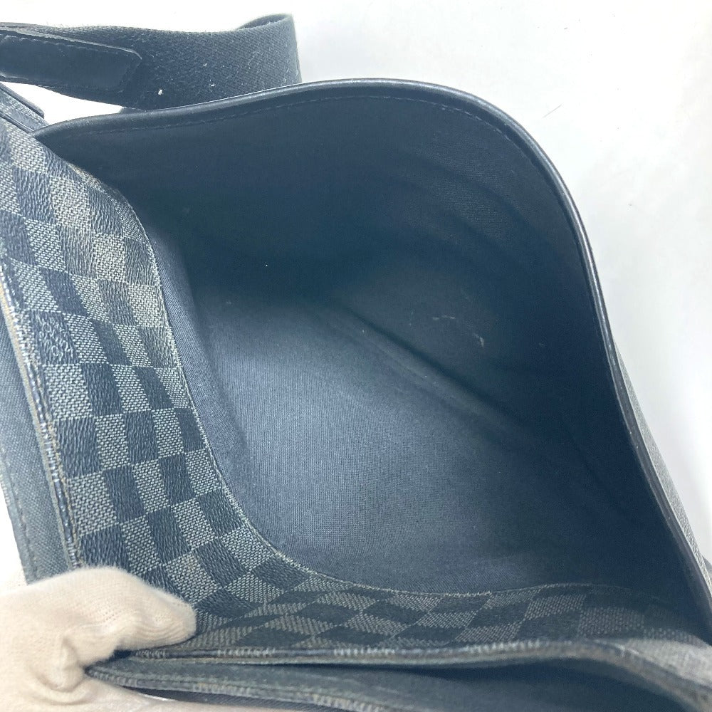 LOUIS VUITTON Shoulder Bag N58029 Damier Grafitto Canvas black Damier Grafitte Daniel MM
