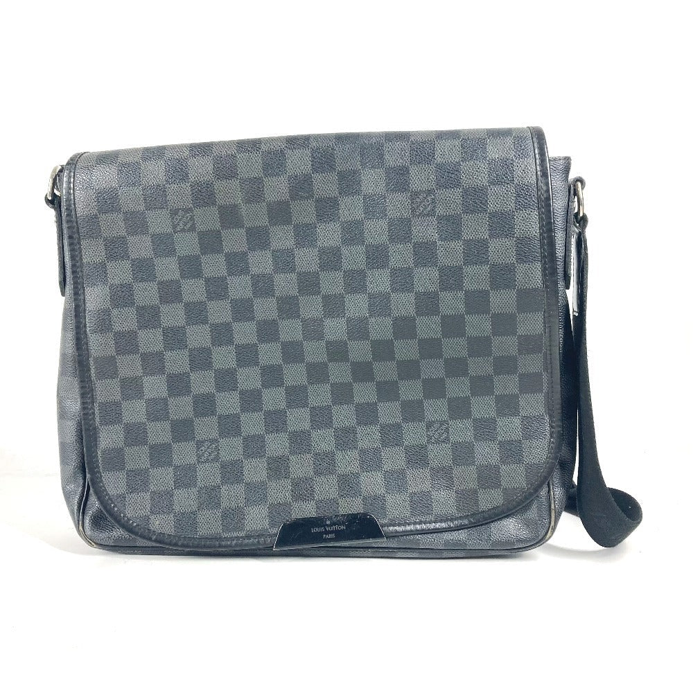 LOUIS VUITTON Shoulder Bag N58029 Damier Grafitto Canvas black Damier Grafitte Daniel MM