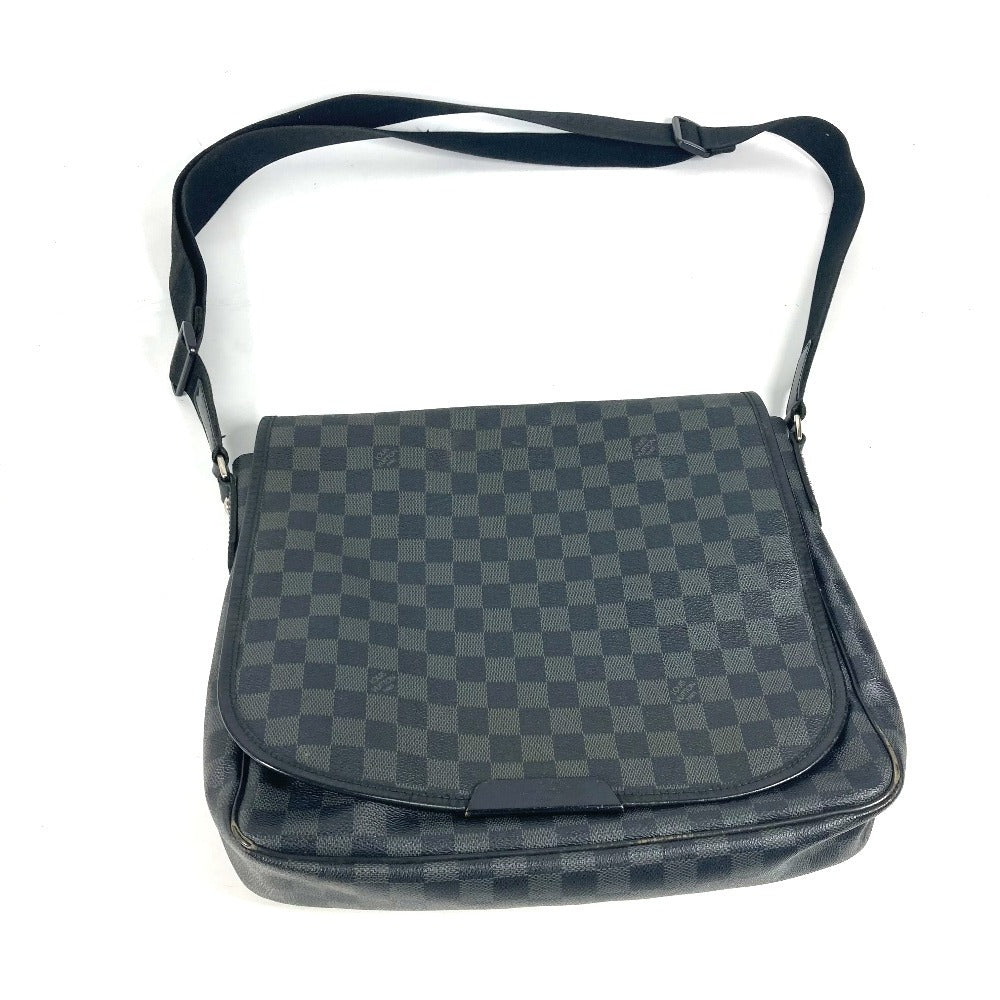 LOUIS VUITTON Shoulder Bag N58029 Damier Grafitto Canvas black Damier Grafitte Daniel MM