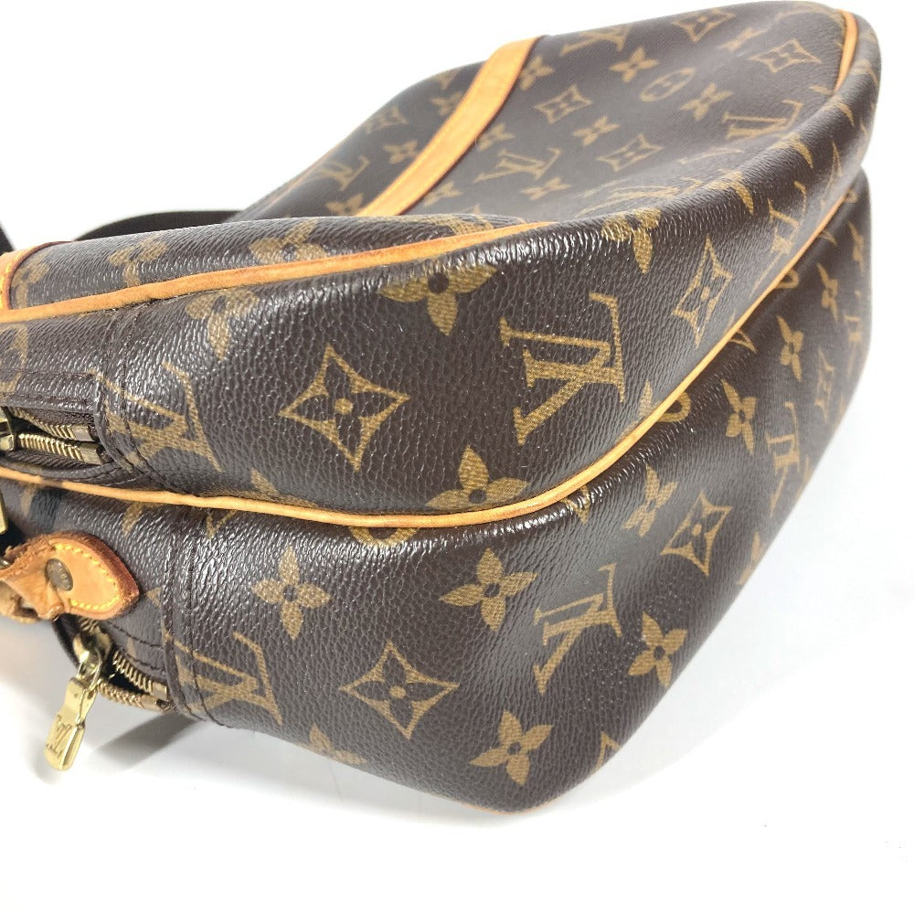LOUIS VUITTON Shoulder Bag M45254 Monogram canvas Brown Monogram Reporter PM Women Used Authentic