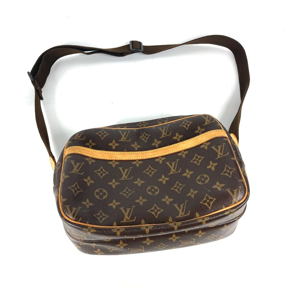 LOUIS VUITTON Shoulder Bag M45254 Monogram canvas Brown Monogram Reporter PM Women Used Authentic