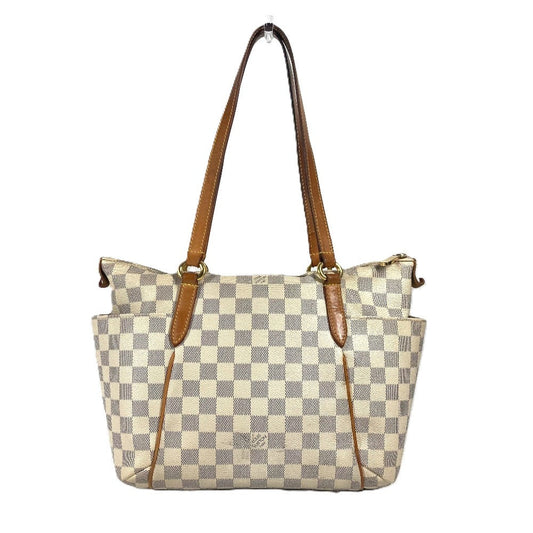 LOUIS VUITTON Shoulder Bag N51261 Damier Azur Canvas white Damier Azur Totally PM unisex(Unisex) Used Authentic
