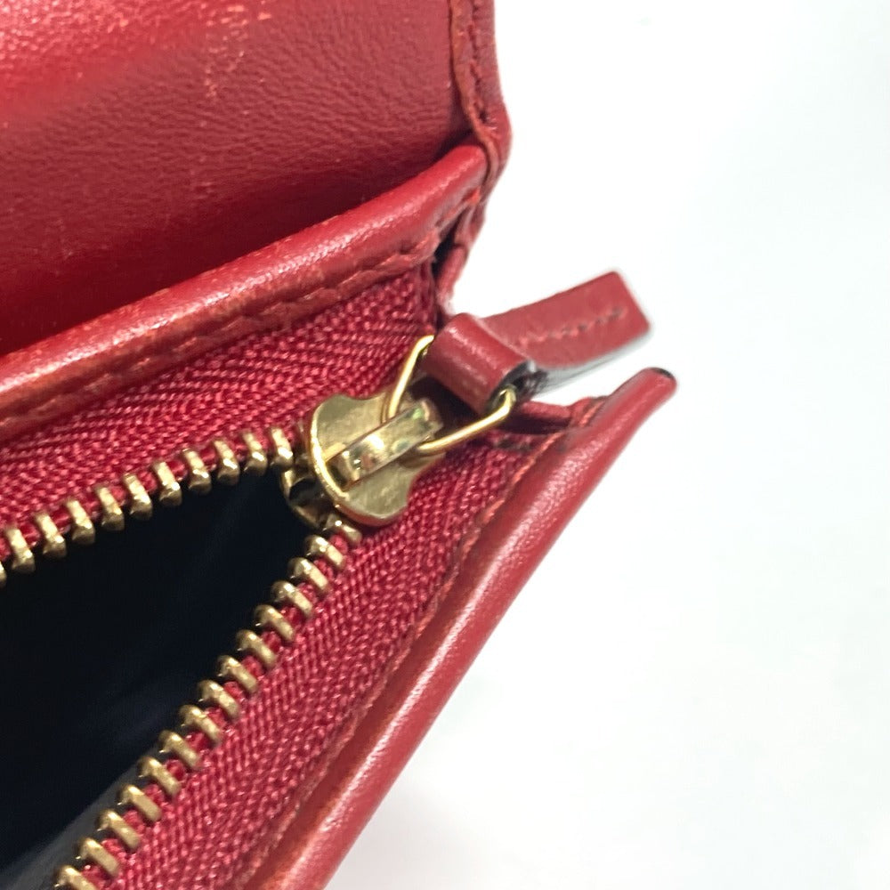 GUCCI Folded wallet 499380 GG Supreme canvas, leather Red GG Supreme Mystic Cat