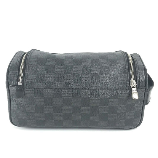 LOUIS VUITTON Pouch N47625 Damier Grafitto Canvas black Damier Grafitte C Cracking pouch