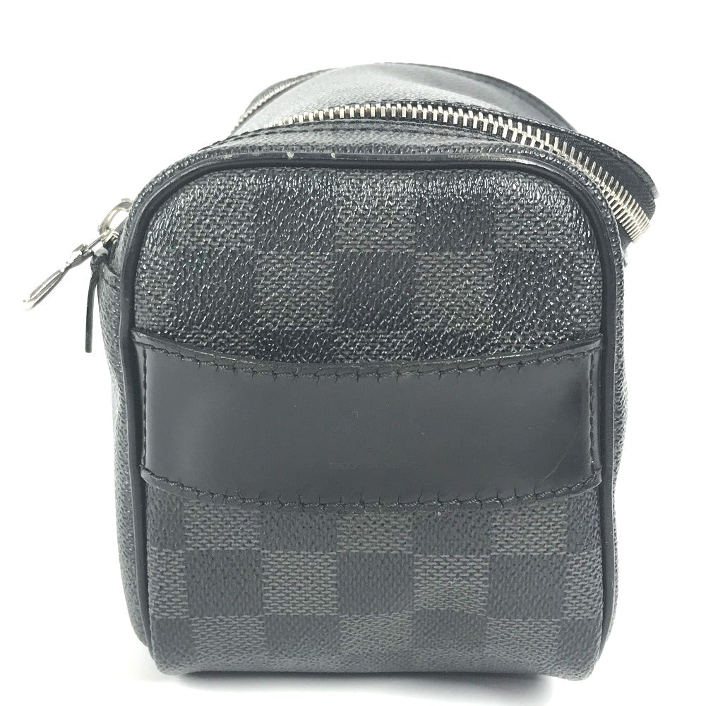 LOUIS VUITTON Pouch N47625 Damier Grafitto Canvas black Damier Grafitte C Cracking pouch