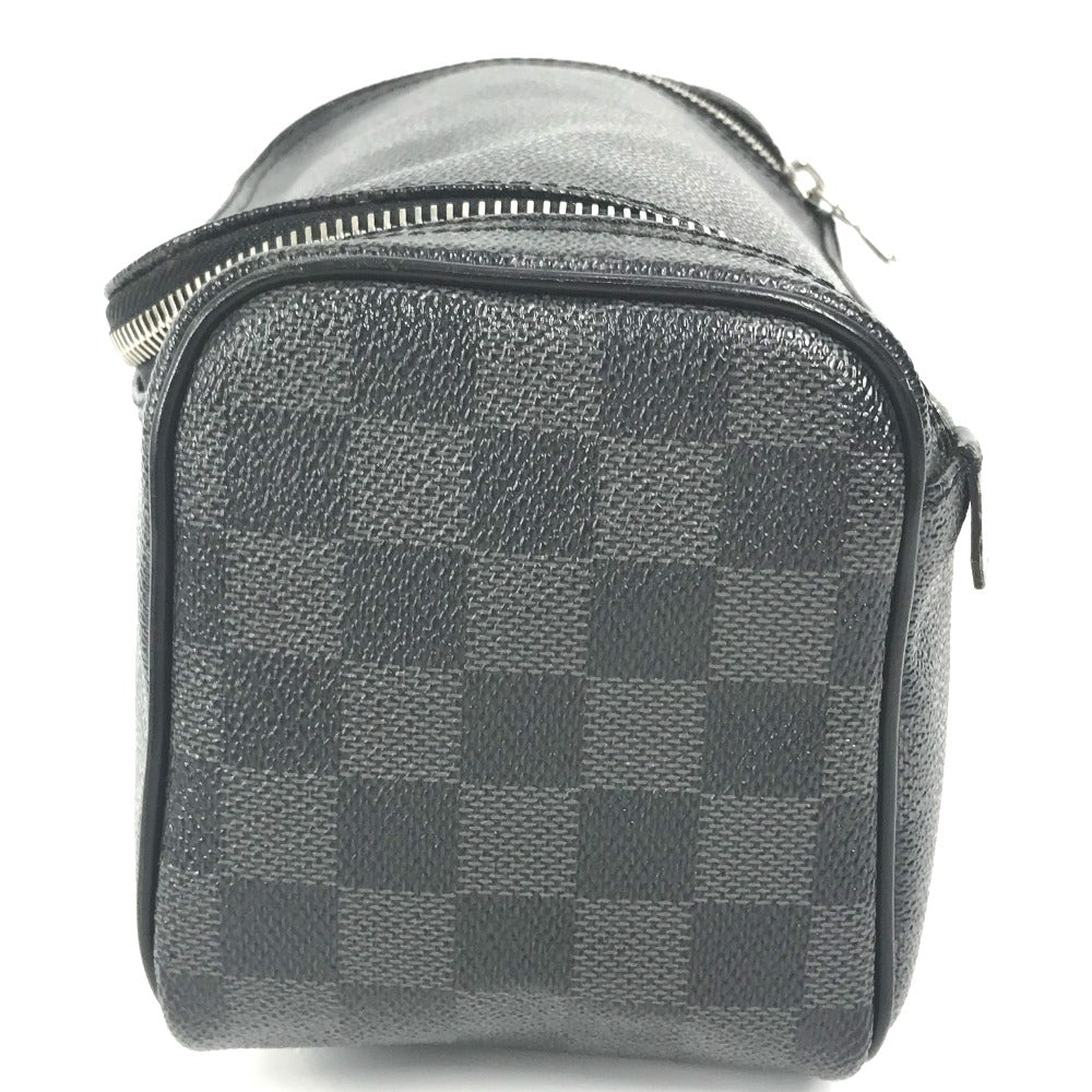LOUIS VUITTON Pouch N47625 Damier Grafitto Canvas black Damier Grafitte C Cracking pouch
