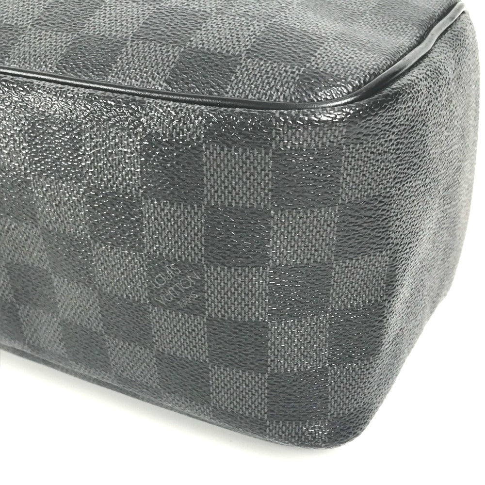 LOUIS VUITTON Pouch N47625 Damier Grafitto Canvas black Damier Grafitte C Cracking pouch