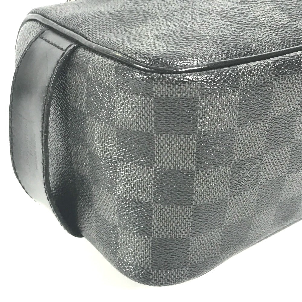 LOUIS VUITTON Pouch N47625 Damier Grafitto Canvas black Damier Grafitte C Cracking pouch