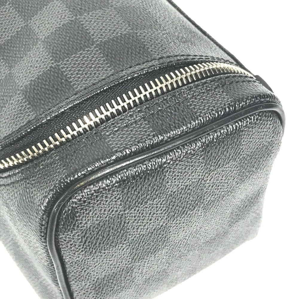 LOUIS VUITTON Pouch N47625 Damier Grafitto Canvas black Damier Grafitte C Cracking pouch
