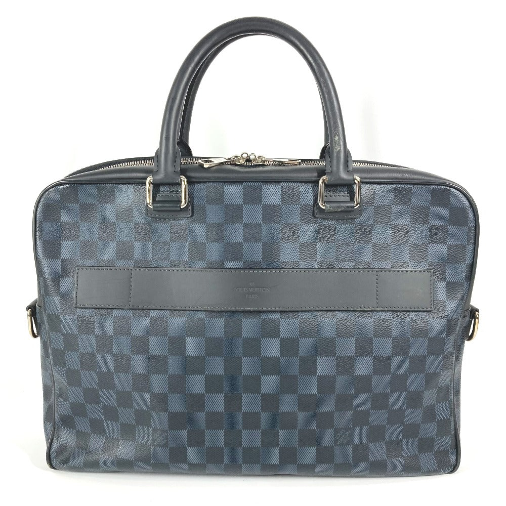 LOUIS VUITTON Handbag N41347 Damier Cobalt Canvas Navy Damier Cobalt Porto Documan Business PDB mens Used Authentic