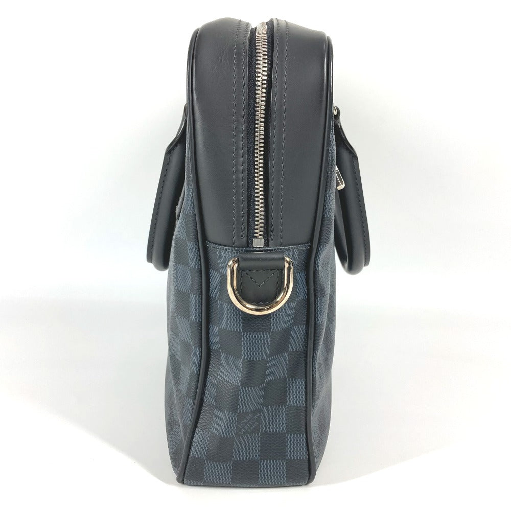 LOUIS VUITTON Handbag N41347 Damier Cobalt Canvas Navy Damier Cobalt Porto Documan Business PDB mens Used Authentic