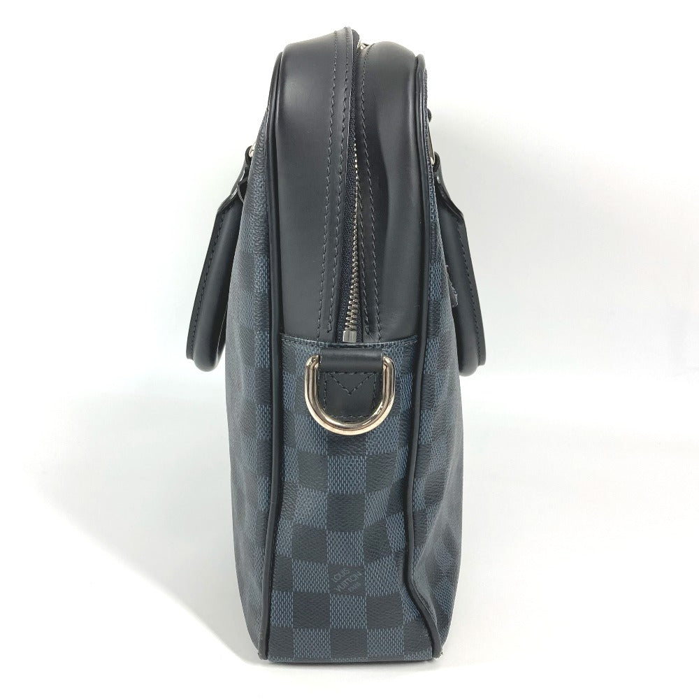 LOUIS VUITTON Handbag N41347 Damier Cobalt Canvas Navy Damier Cobalt Porto Documan Business PDB mens Used Authentic