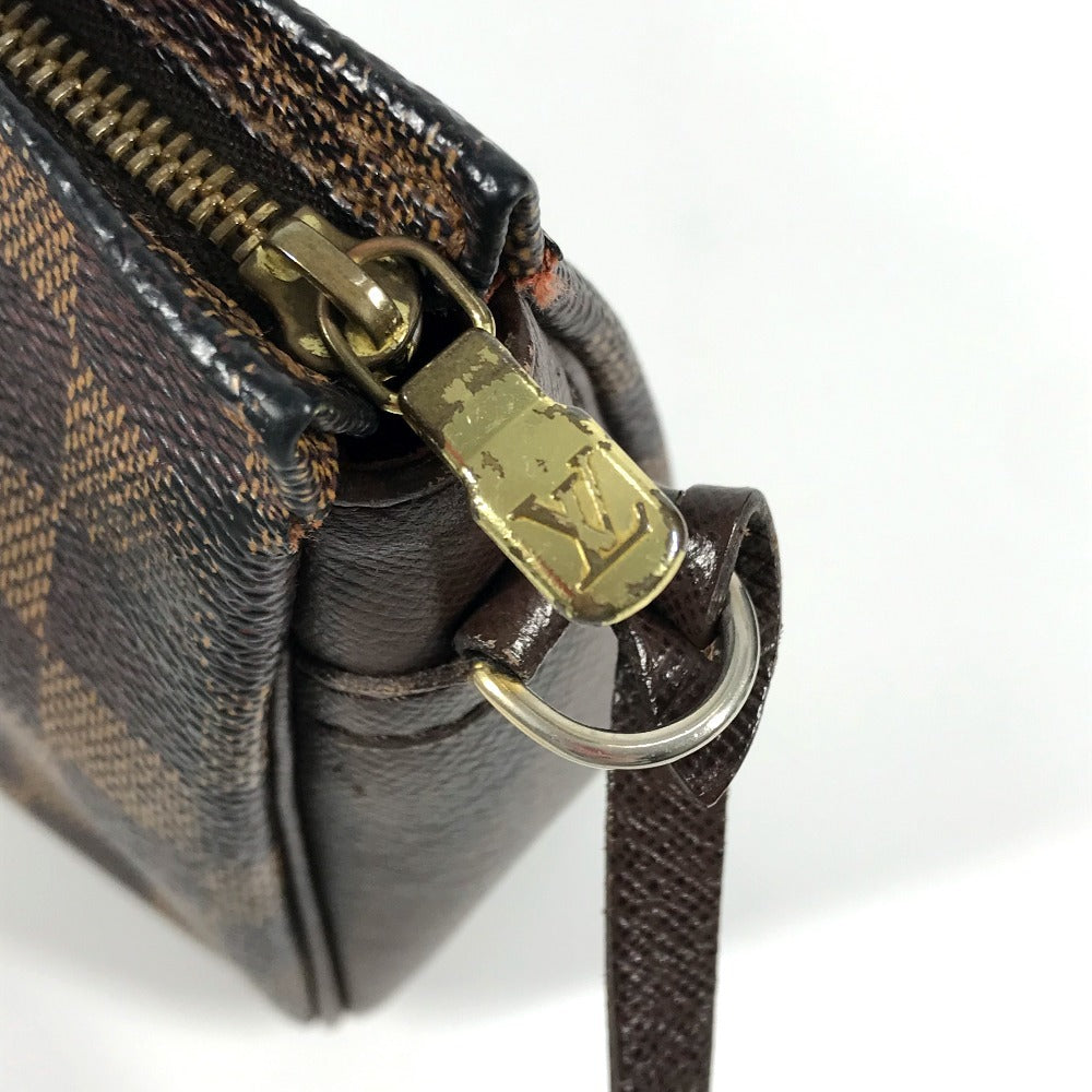 LOUIS VUITTON Shoulder Bag N51982 Damier canvas Brown Damier Truth makeup accessories pouch Women Used Authentic