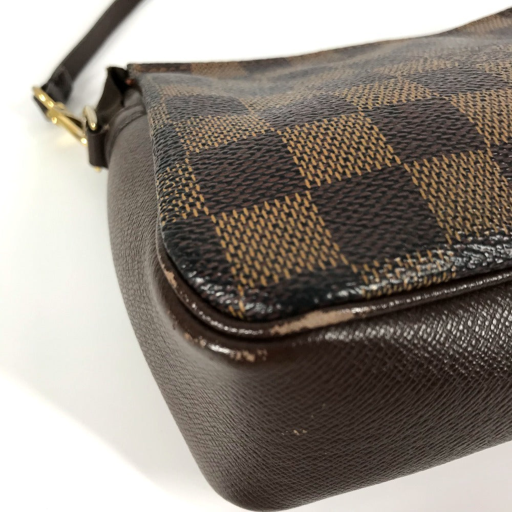 LOUIS VUITTON Shoulder Bag N51982 Damier canvas Brown Damier Truth makeup accessories pouch Women Used Authentic