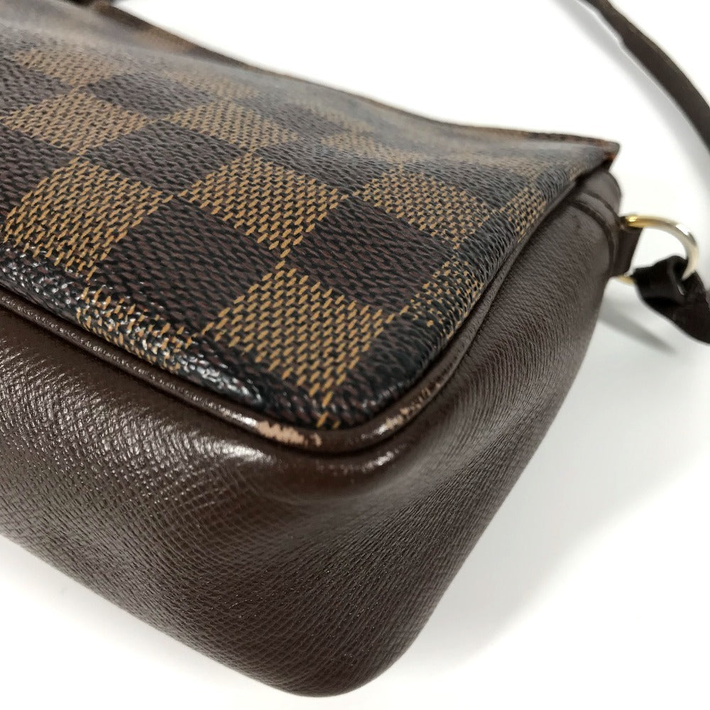LOUIS VUITTON Shoulder Bag N51982 Damier canvas Brown Damier Truth makeup accessories pouch Women Used Authentic