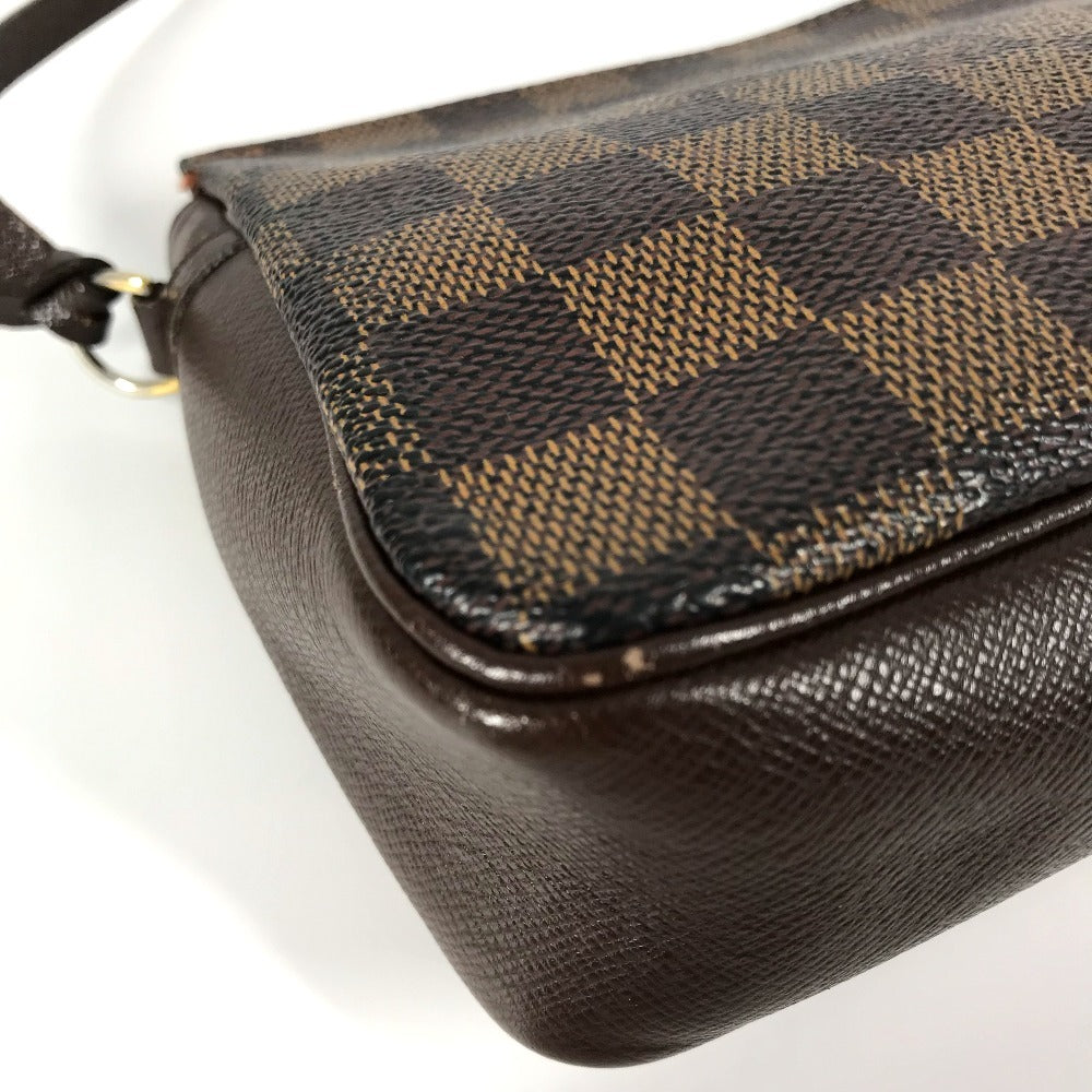 LOUIS VUITTON Shoulder Bag N51982 Damier canvas Brown Damier Truth makeup accessories pouch Women Used Authentic