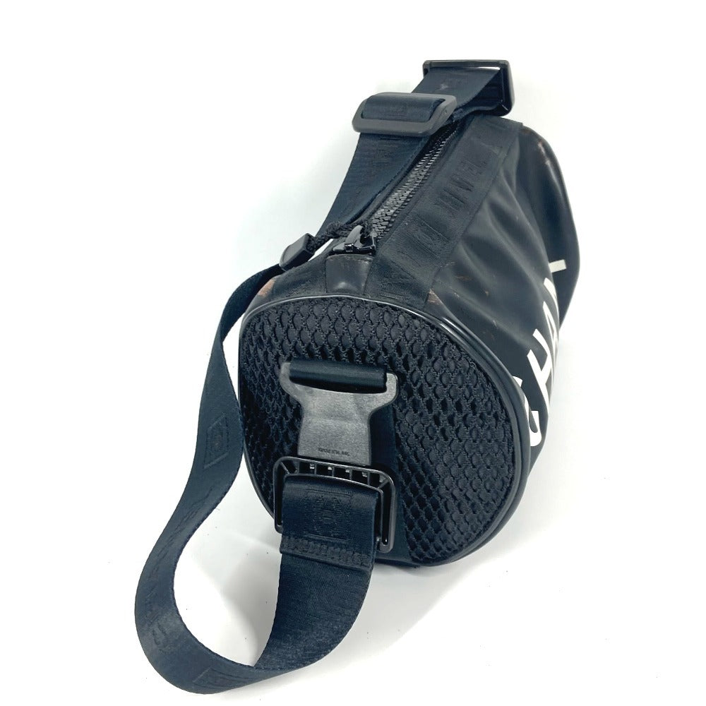 CHANEL Shoulder Bag rubber black Sports CC COCO Mark logo Women Used Authentic