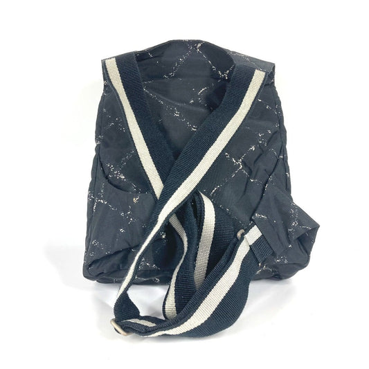 CHANEL Backpack Nylon black Old travel line Women Used Authentic