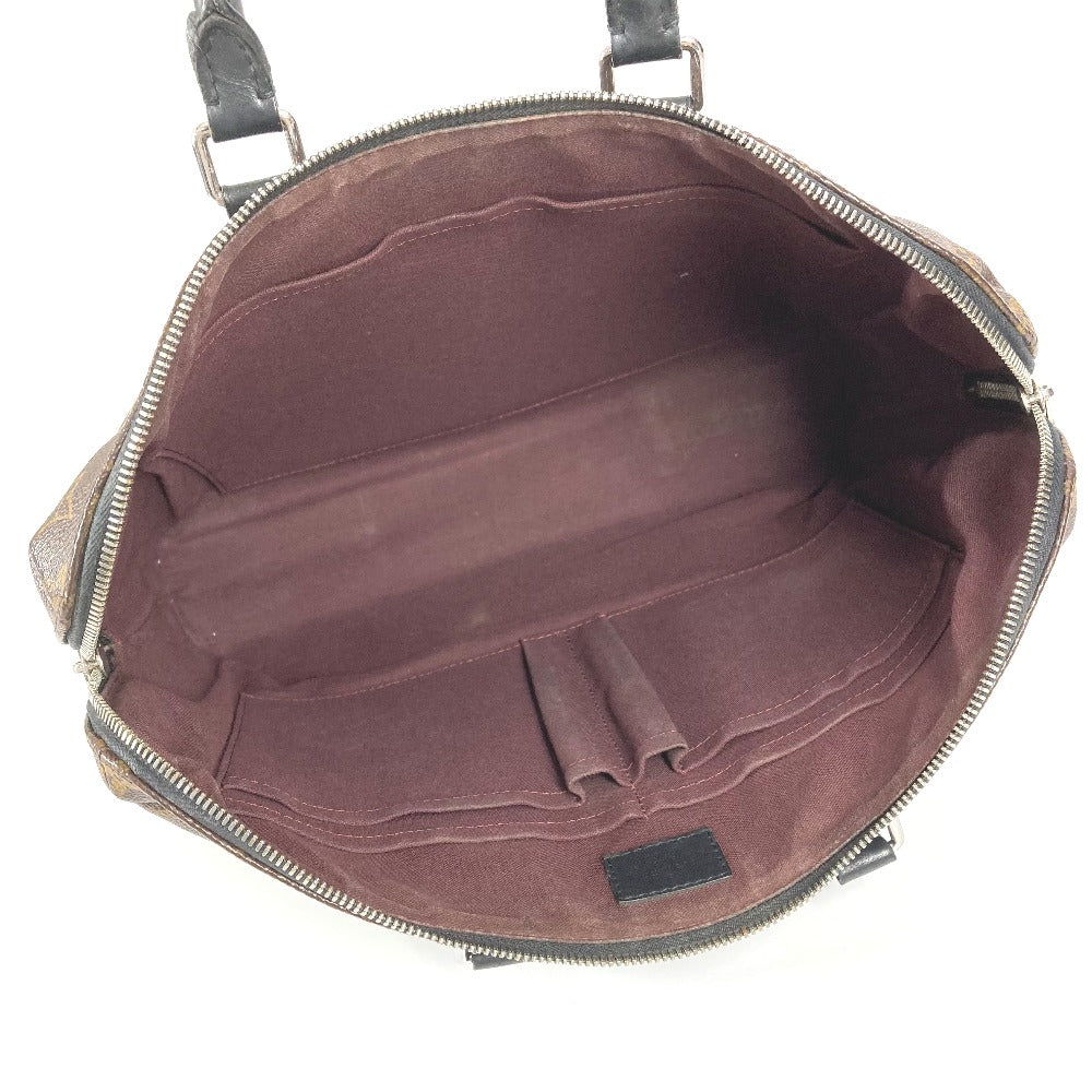 LOUIS VUITTON Handbag M40868 Monogram macacer canvas Brown Monogram macacer Porto documan Jules PDJ mens Used Authentic