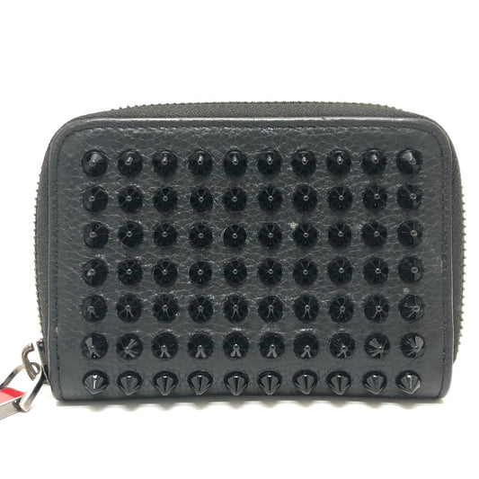 Christian Louboutin Coin case leather black Studs