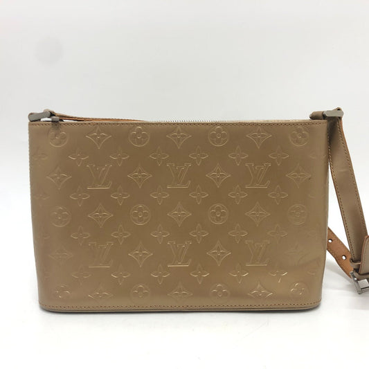 LOUIS VUITTON Shoulder Bag M55127 Monogram mat leather beige Monogram mat Alston