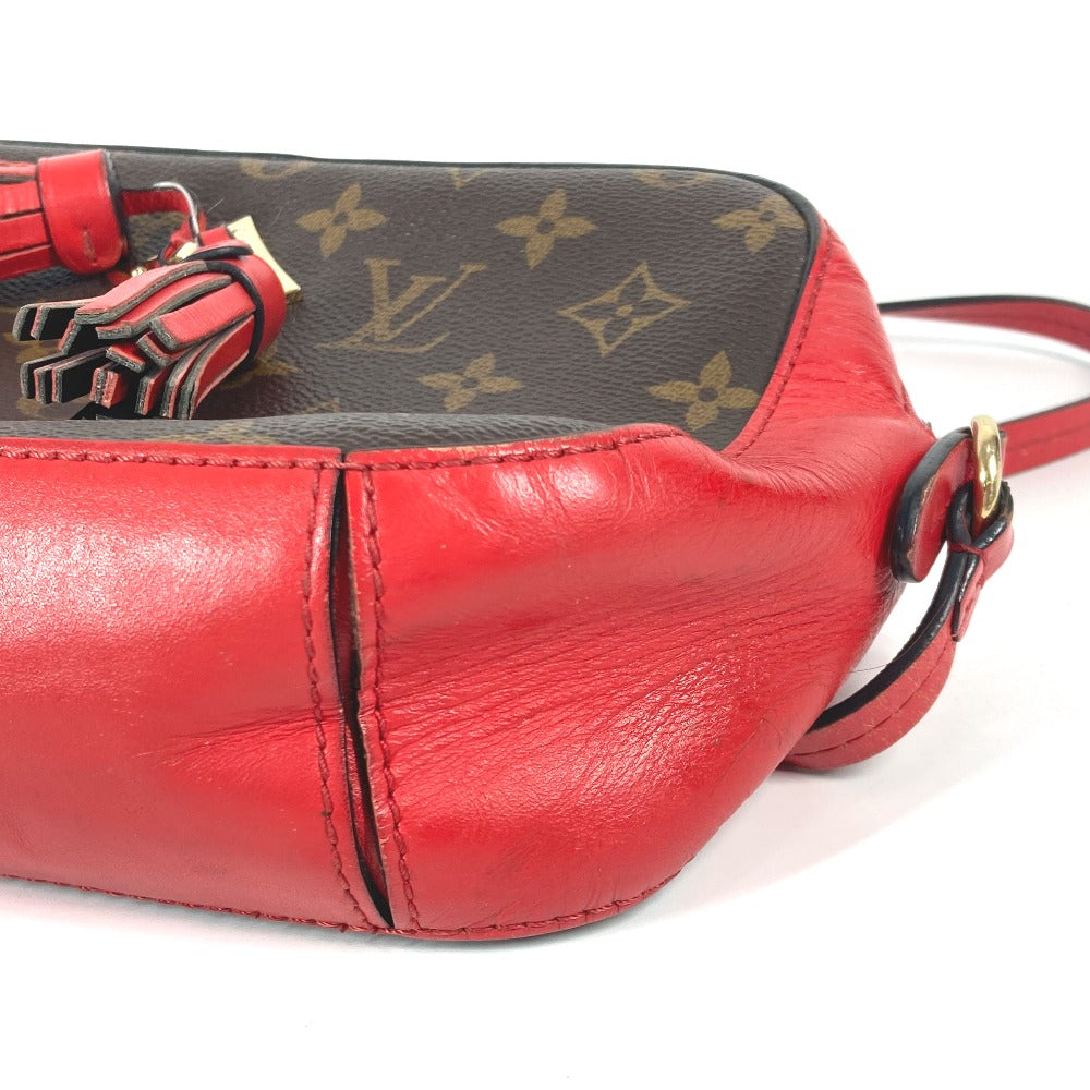 LOUIS VUITTON Shoulder Bag M43556 Monogram canvas Brown Monogram Saintonge