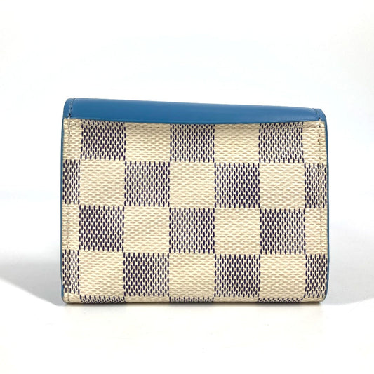 LOUIS VUITTON Trifold wallet N60219 Damier Azur Canvas blue Damier Azur Portefeuille Zoe
