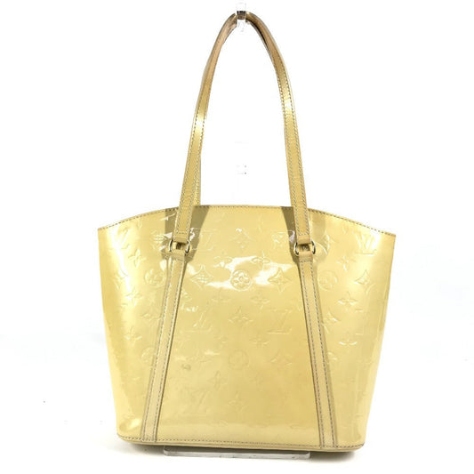 LOUIS VUITTON Shoulder Bag M91743 Monogram Vernis white Monogram Vernis Avalon MM Women Used Authentic