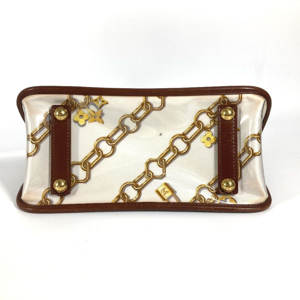 LOUIS VUITTON Shoulder Bag M95157 Plastics/Leather Brown Monogram charm Hippo