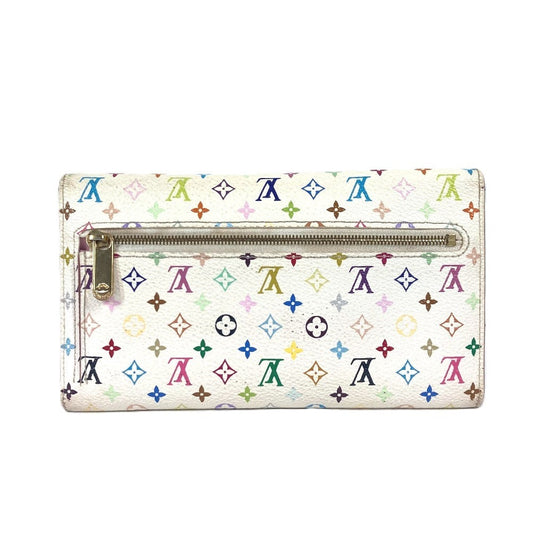 LOUIS VUITTON Long Wallet Purse M93736 Monogram multicolor canvas white Monogram multicolor Portefeuille Eugenie