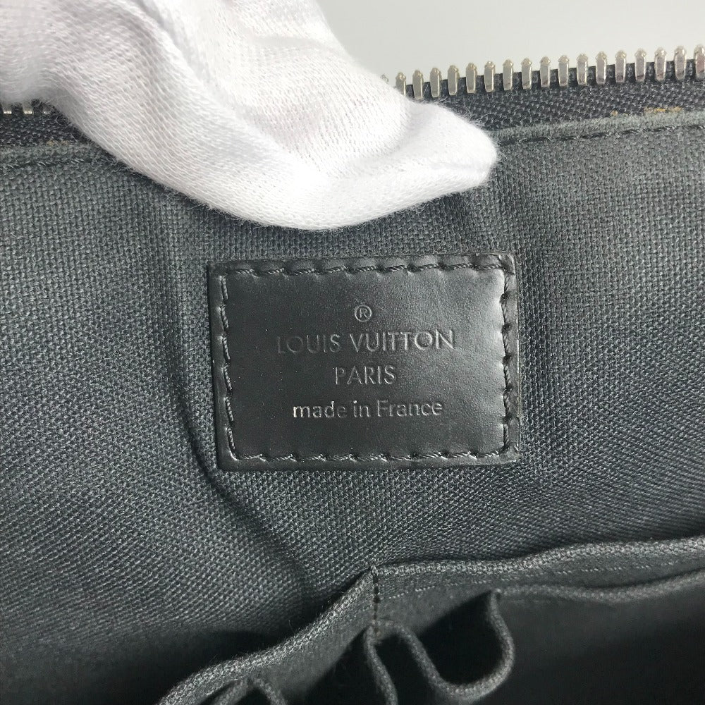 LOUIS VUITTON Business bag N48224 Damier Grafitto Canvas black Damier Grafitte Porto de Cumanjour PDJ