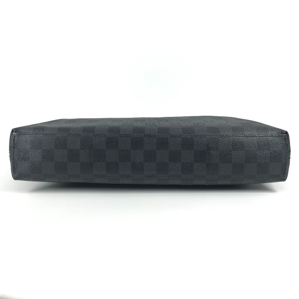 LOUIS VUITTON Business bag N48224 Damier Grafitto Canvas black Damier Grafitte Porto de Cumanjour PDJ