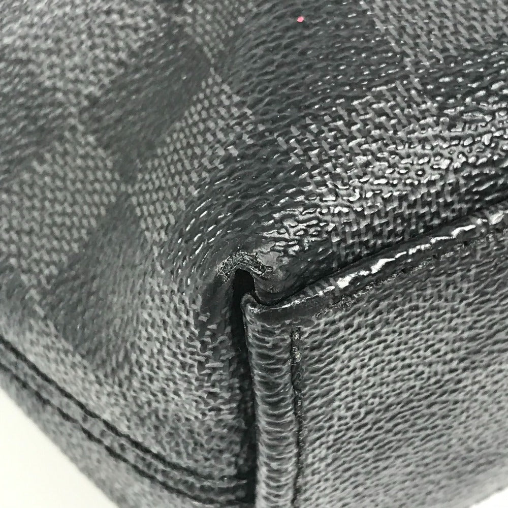 LOUIS VUITTON Business bag N48224 Damier Grafitto Canvas black Damier Grafitte Porto de Cumanjour PDJ