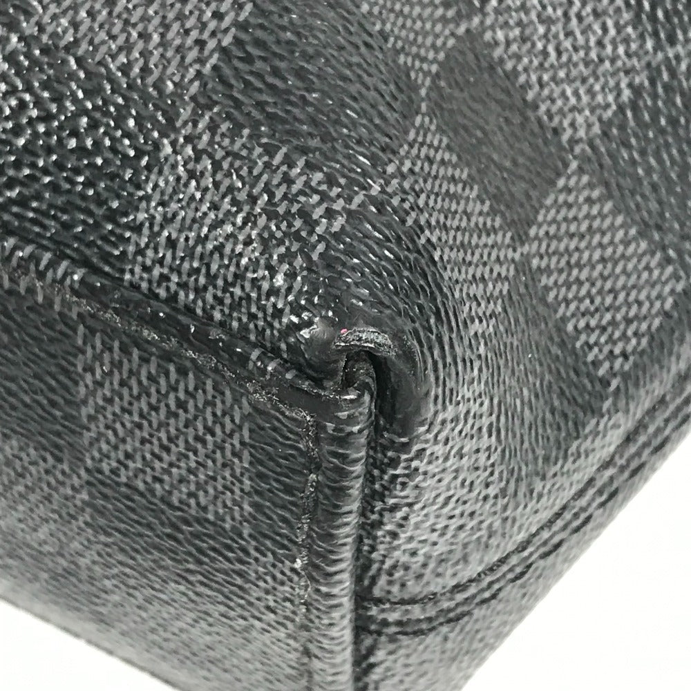 LOUIS VUITTON Business bag N48224 Damier Grafitto Canvas black Damier Grafitte Porto de Cumanjour PDJ