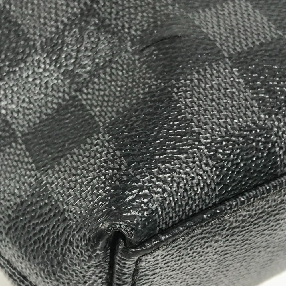 LOUIS VUITTON Business bag N48224 Damier Grafitto Canvas black Damier Grafitte Porto de Cumanjour PDJ