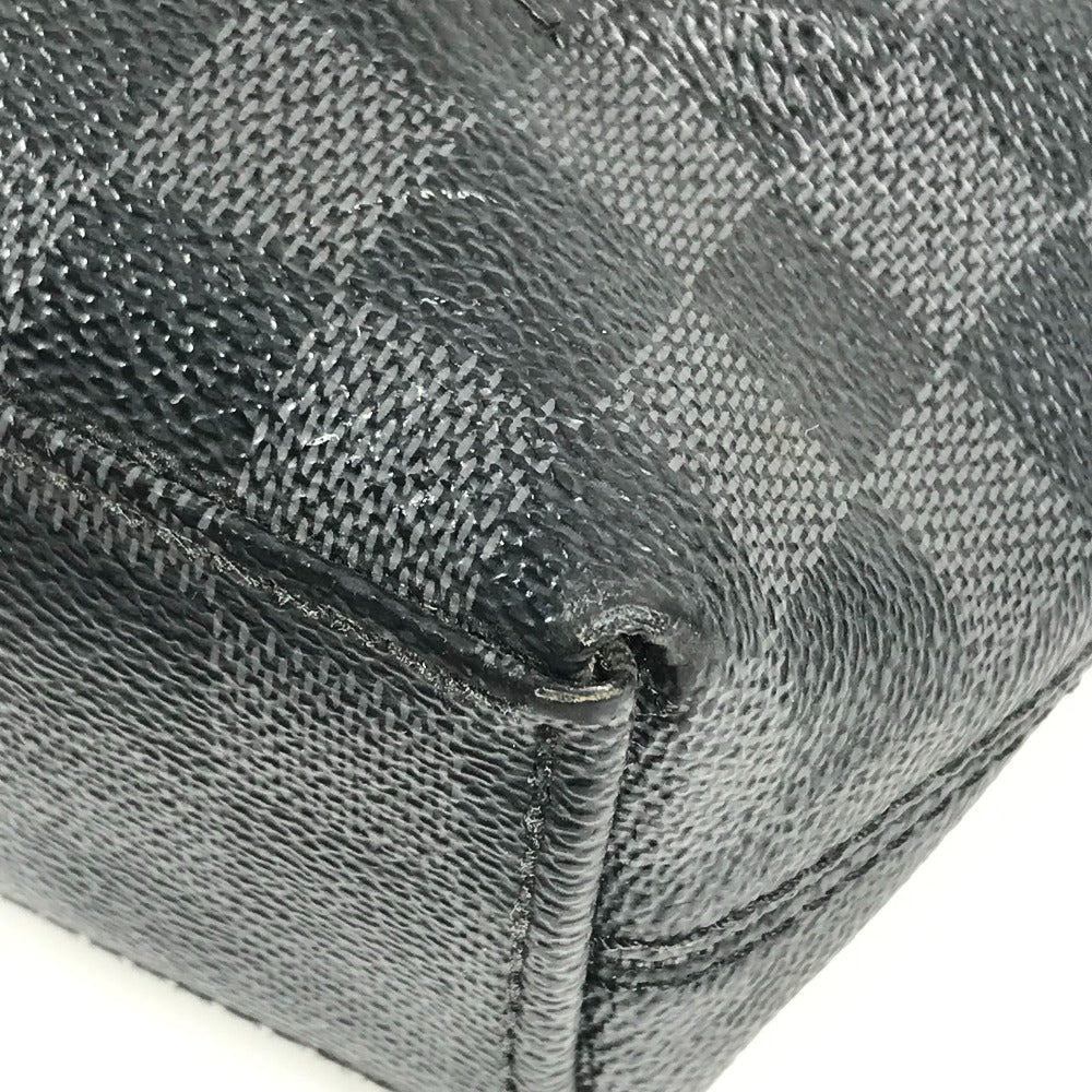 LOUIS VUITTON Business bag N48224 Damier Grafitto Canvas black Damier Grafitte Porto de Cumanjour PDJ