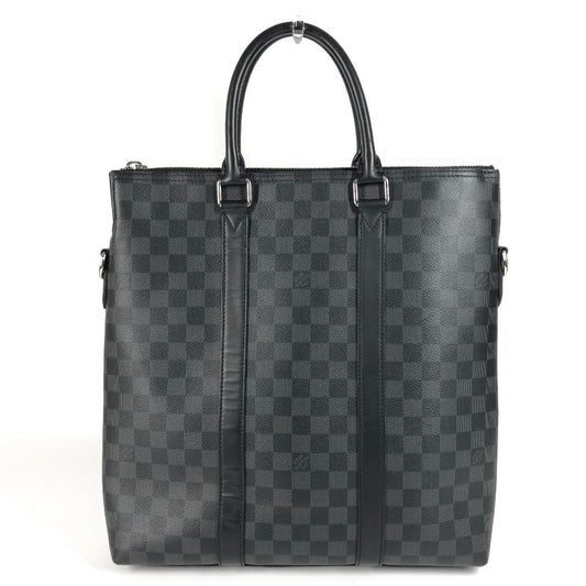 LOUIS VUITTON Tote Bag N40000 Damier Grafitto Canvas black Damier Grafitte Anton