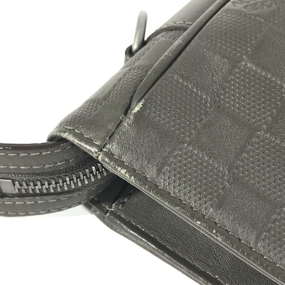 LOUIS VUITTON Handbag N41270 Damier Anfini Leather Brown Damier Anfini Tadao PM