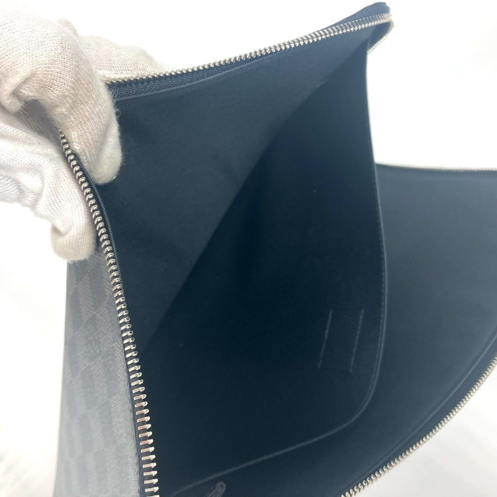 LOUIS VUITTON Clutch bag N64437 Damier Grafitto Canvas black Damier Grafitte Pochette Jules GM