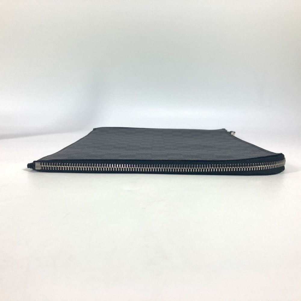 LOUIS VUITTON Clutch bag N64437 Damier Grafitto Canvas black Damier Grafitte Pochette Jules GM