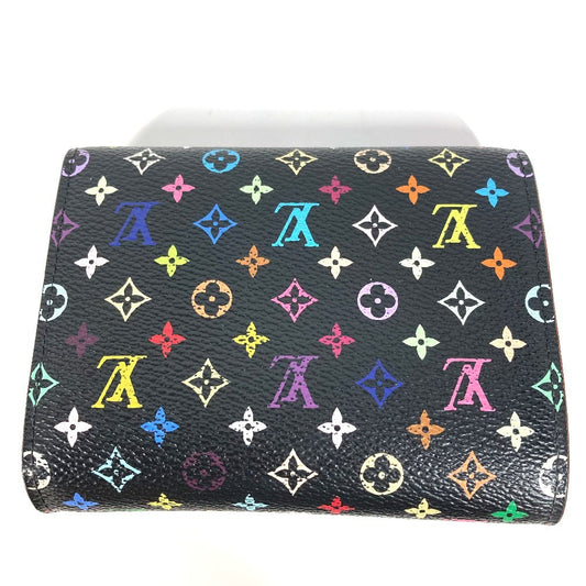 LOUIS VUITTON Trifold wallet M60282 Monogram multicolor canvas pink Monogram multicolor Portefeuille Joy